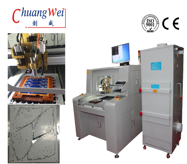 Routed PCB Separator Equipment, PCB Router Depaneling Machine,CW-F04
