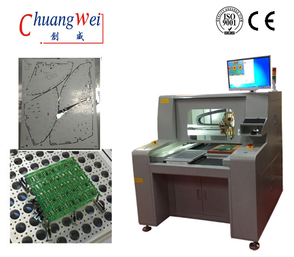 High Volume Board PCB Router Machine PCB Depanelizer Automated Robot,CW-F04