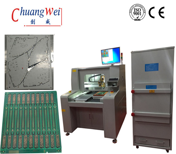 Aluminium Pcb V groving Machine,PCB Separator with Router,PCB Multi Cutter,CW-F04
