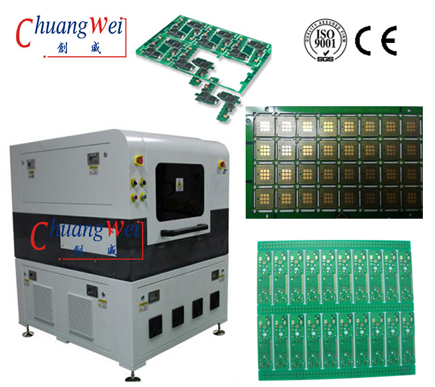 Laser Customizable Effective Working Field Laser Cutting Machine for Pcb Depaneling Machine,CWVC-5L