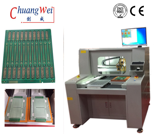Routed PCB Depanelization Machine with 3KW Vacuum Cleaner,Routing - PCB Sepatator,CW-F04