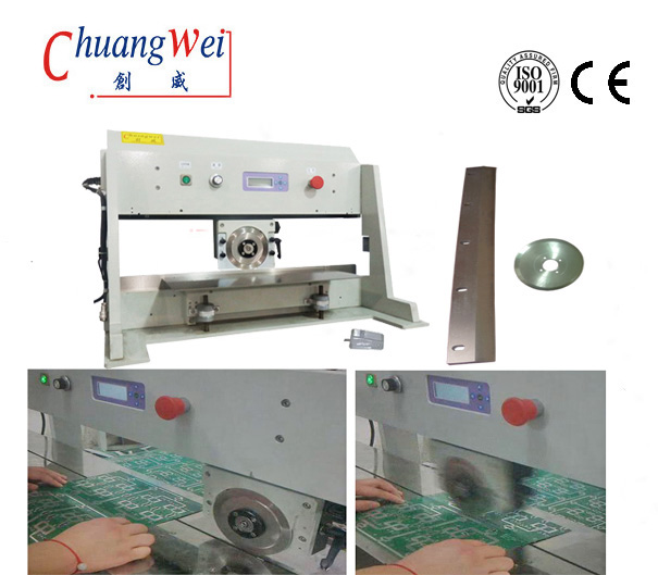 V-cut Pcb Separator Machine,Cutting PCB Separate pre-scored PCB Assembly without Stress,CWVC-1A