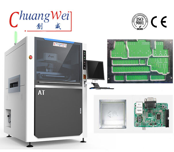  Stencil Printer Machine for PCB with Solder Paste,CW-AT
