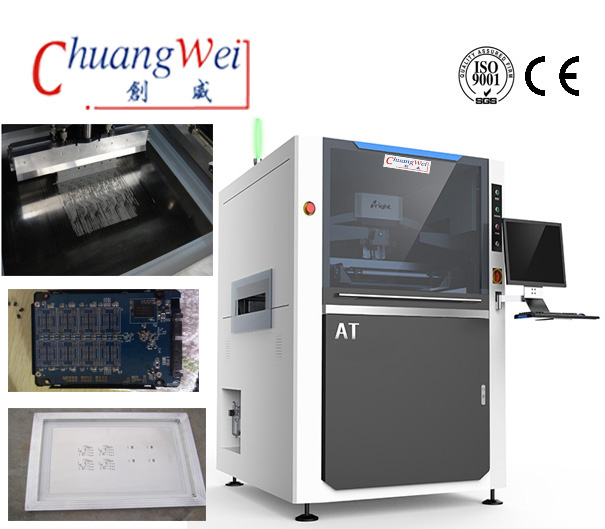 LED PCB Automatic Stencil Printer Machine for solder,CW-AT