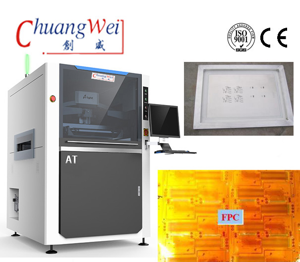 Printed Circuit Board Solder Paste Screen Printer Machine for Fpc ,CW-AT