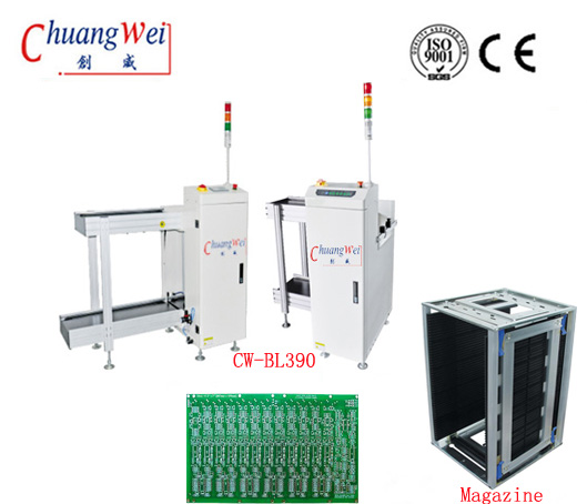 SMT PCBA Loader Machine for PCB Magazine Conveying,CW-BL390