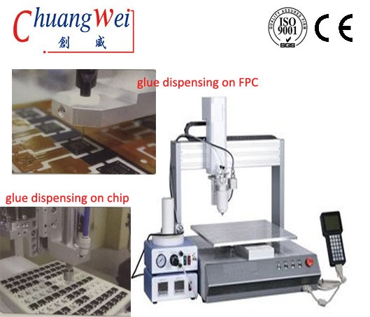 UV Glue Dispensing Robot Machine For iPhone Bezel,CW-7000N