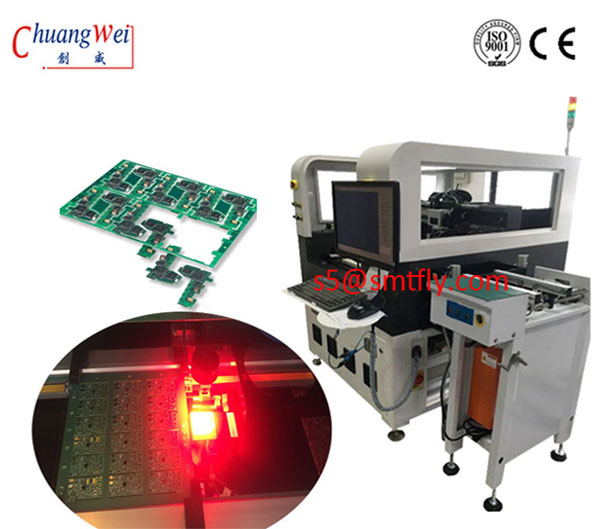 FPC Online Laser Cutting Machine For PCB Depaneling Equipment Customizable Working Field